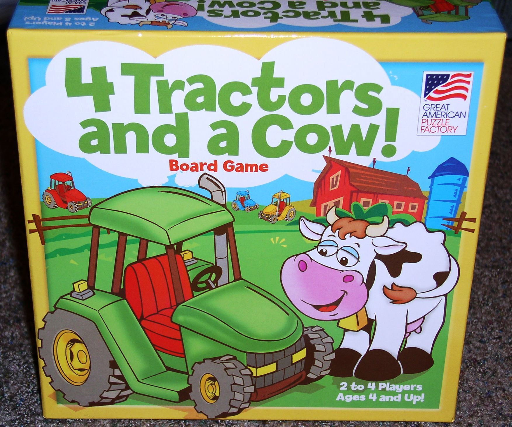 4 Tractors and a Cow Game box art