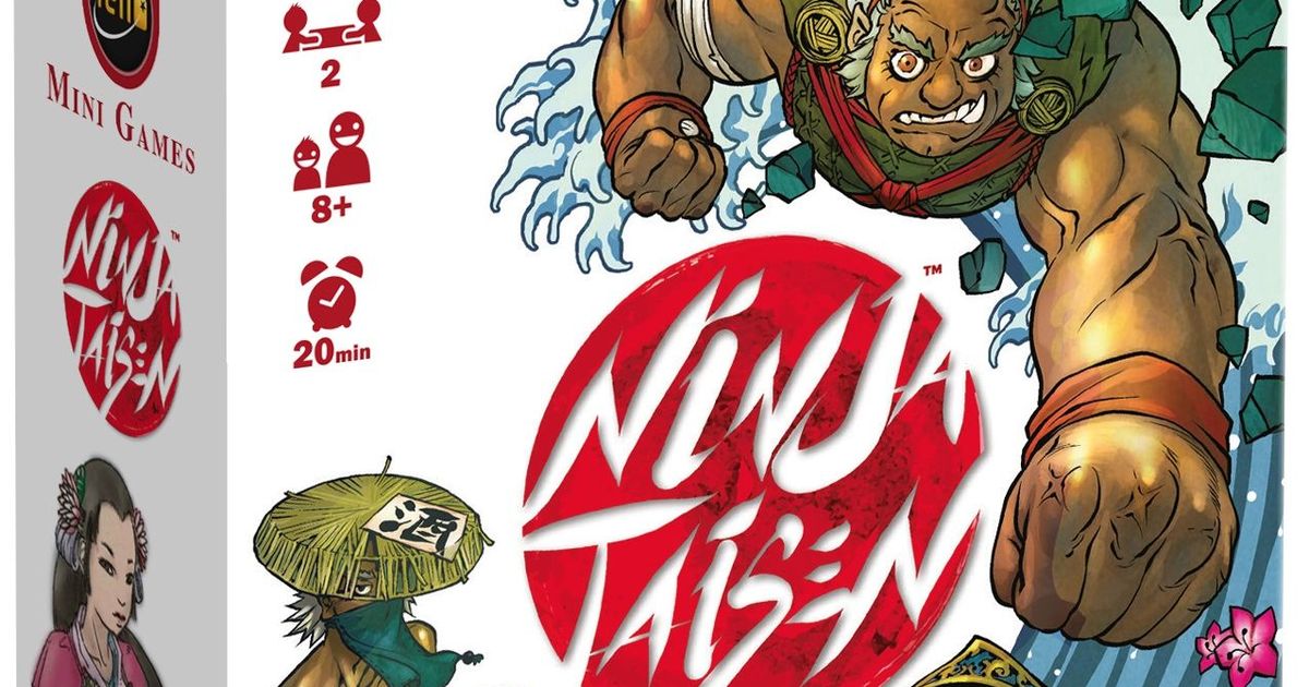 IELLO Ninja Taisen Gioco di carte, Multicolore, 9.91 x 3.81 x 14.99 cm
