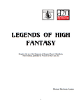 RPG Item: Legends of High Fantasy