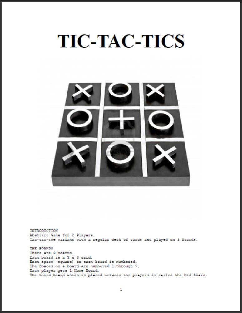 Tic-Tac-Tics