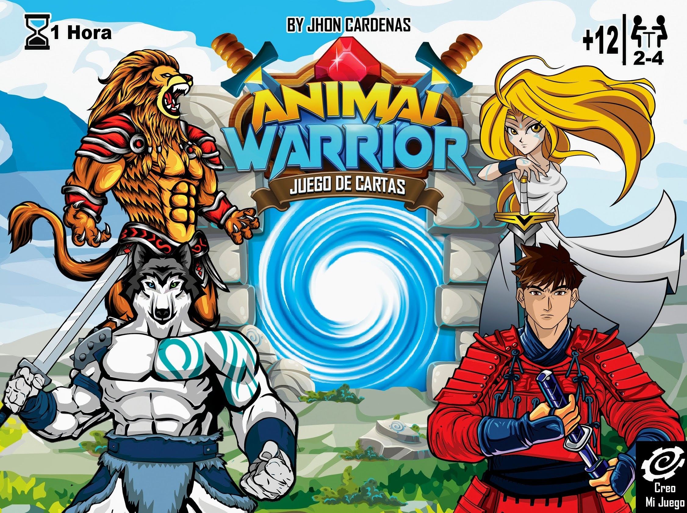 Animal Warrior: Juego de cartas cover