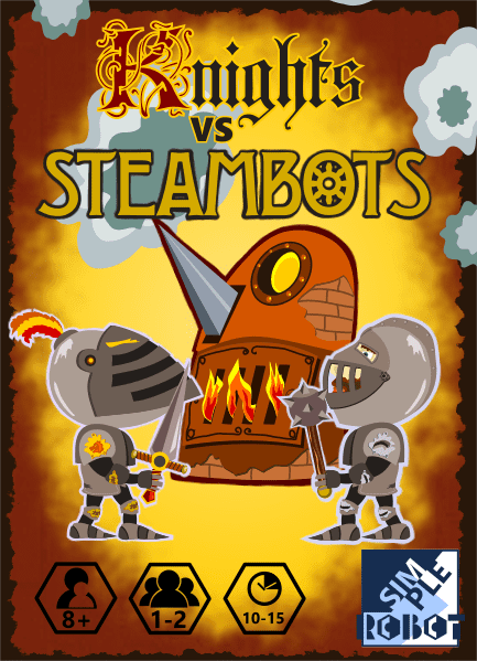 Knights vs Steambots cover art