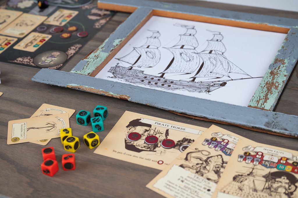 Illustration 5 de Red Tides: A Tale of New Caribbea - A Co-Op Pirate Boardgame