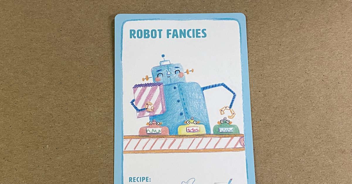 KimJoy's Magic Bakery Robot Fancies Promo Card Board Game