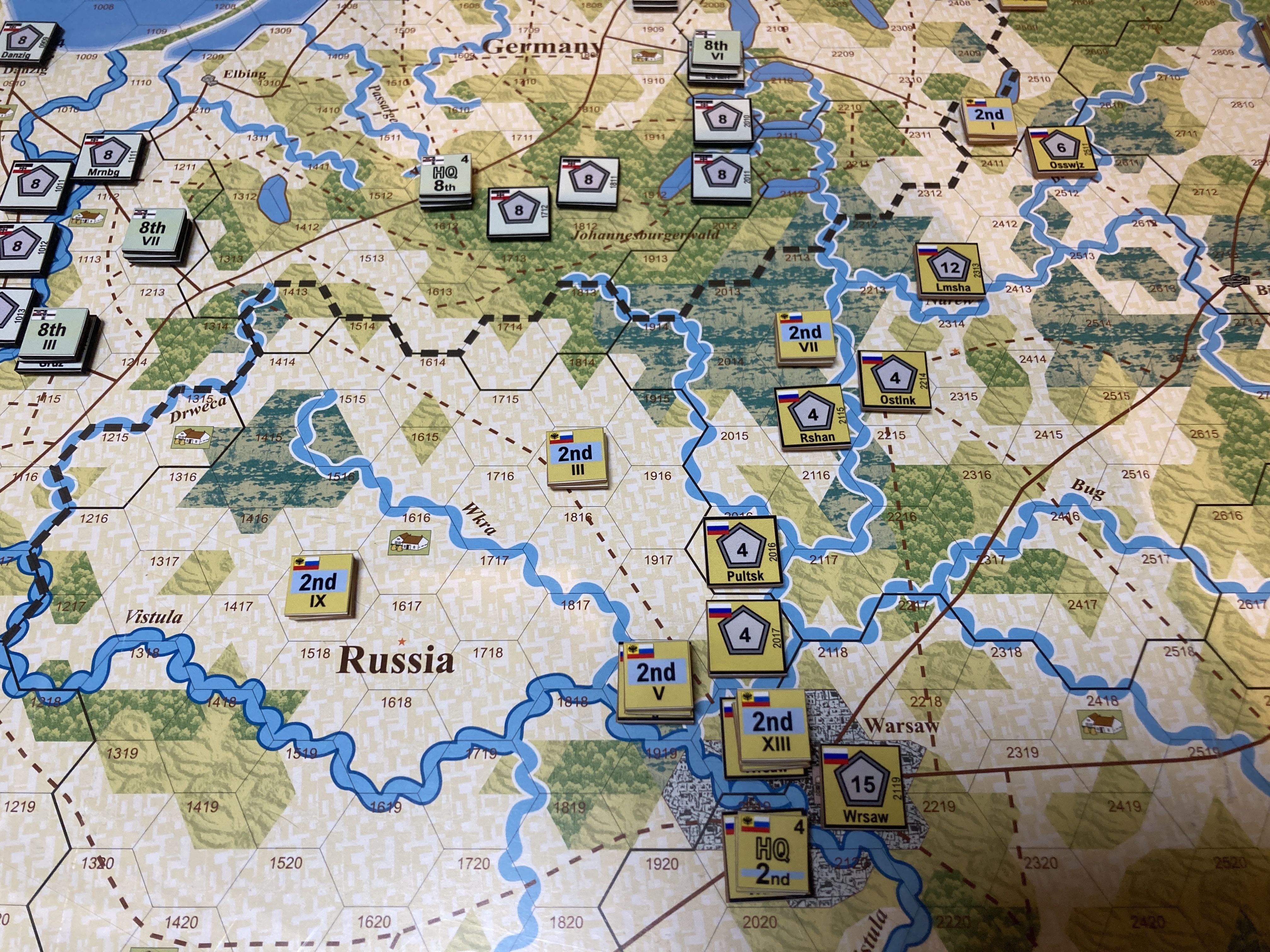 SP Counters | The Eastern Front: 1914-1917