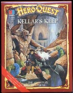 Heroquest KELLAR'S continua espansione-senza confezione completa non verniciata ENG, 1989 