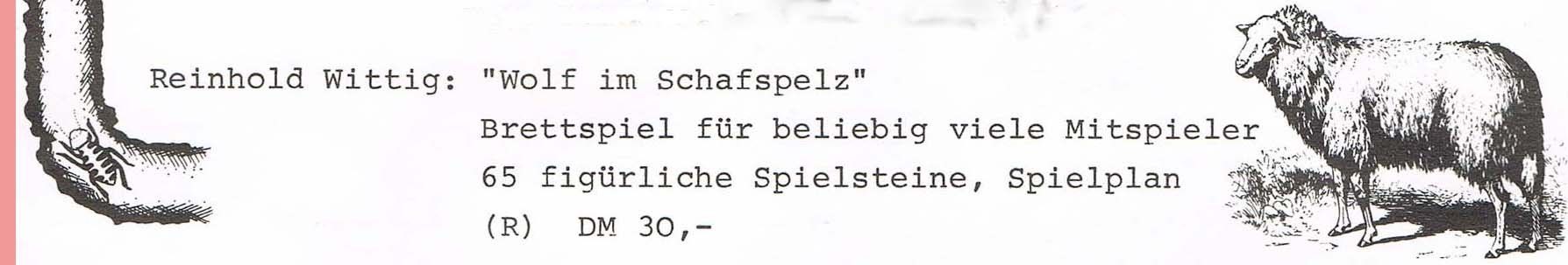 Wolf im Schafspelz