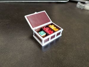 Boss Monster: Heart/Coins Markers, Dice and Chest