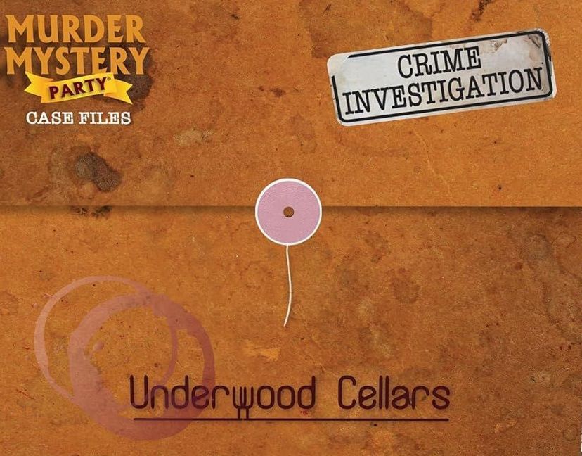 Boîte du jeu Murder Mystery Party Case Files: Underwood Cellars