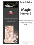 RPG Item: Buck-A-Batch: Magic Items I