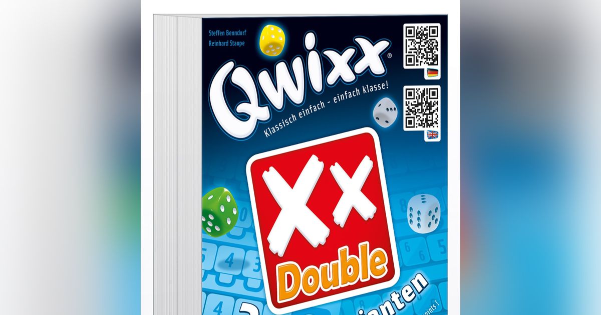  NSV - 4131 - QWIXX Double - Additional Blocks Set of 2 - Dice  Game : Toys & Games