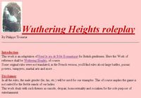 RPG Item: Wuthering Heights roleplay