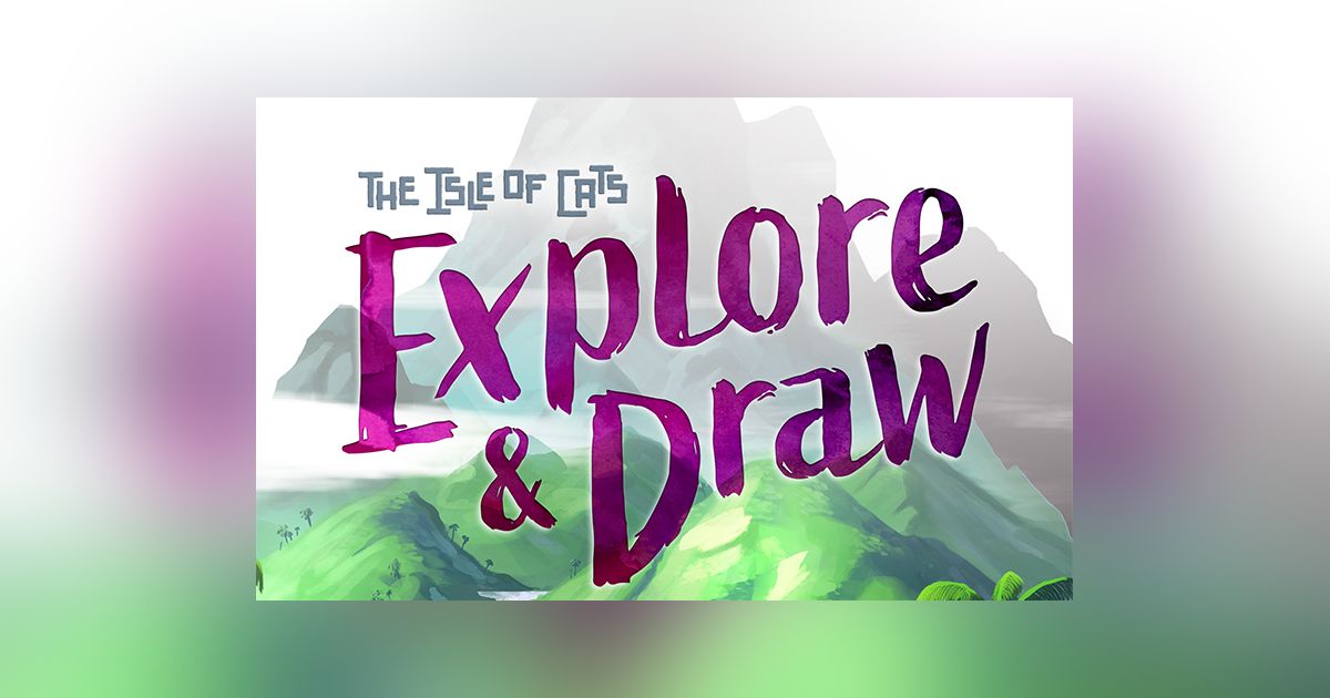 L'Isola Dei Gatti - Explore And Draw - Gioco Da Tavolo In Francese - 1-6 Giocatori, 30-45 Min - Con Tessera Promo Inclusa