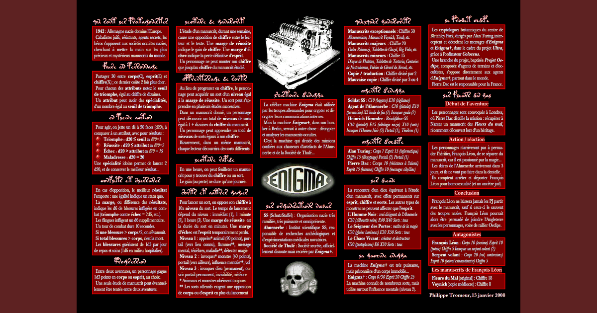 Enigma A Full English Translation Boardgamegeek