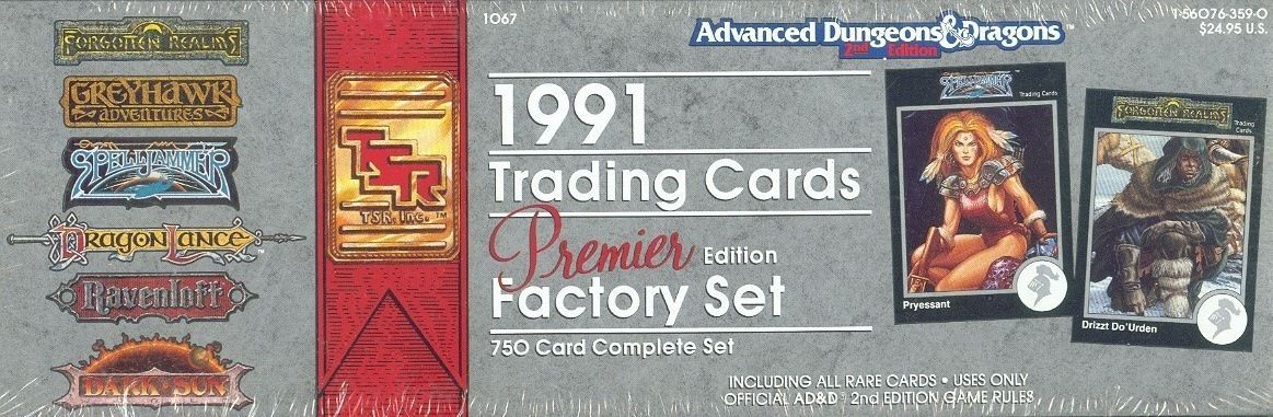 Details about   1992 Advanced Dungeons & Dragons TSR Promo TRADING CARD Sheet 2nd edition 