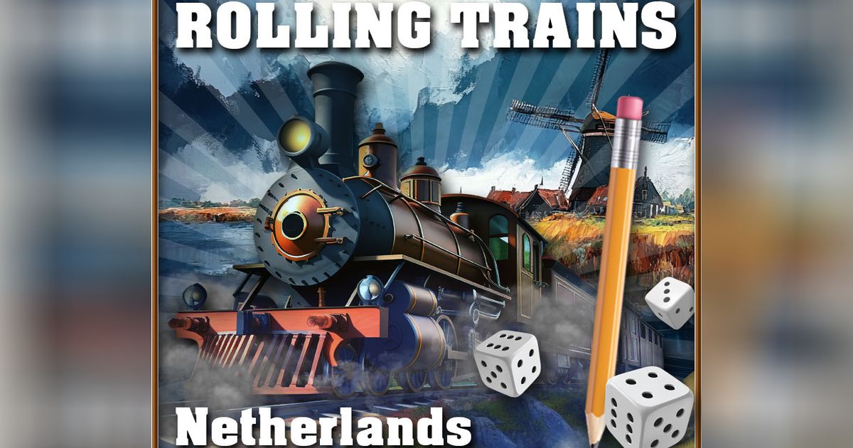 Rolling Trains: Netherlands Map | Board Game | BoardGameGeek