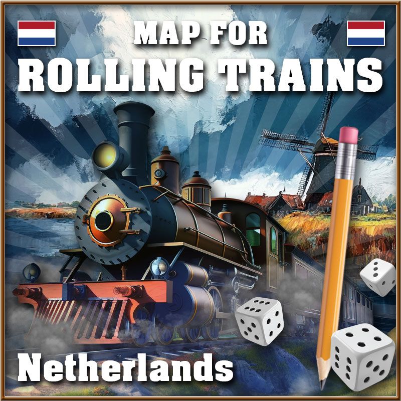 Rolling Trains: Netherlands Map