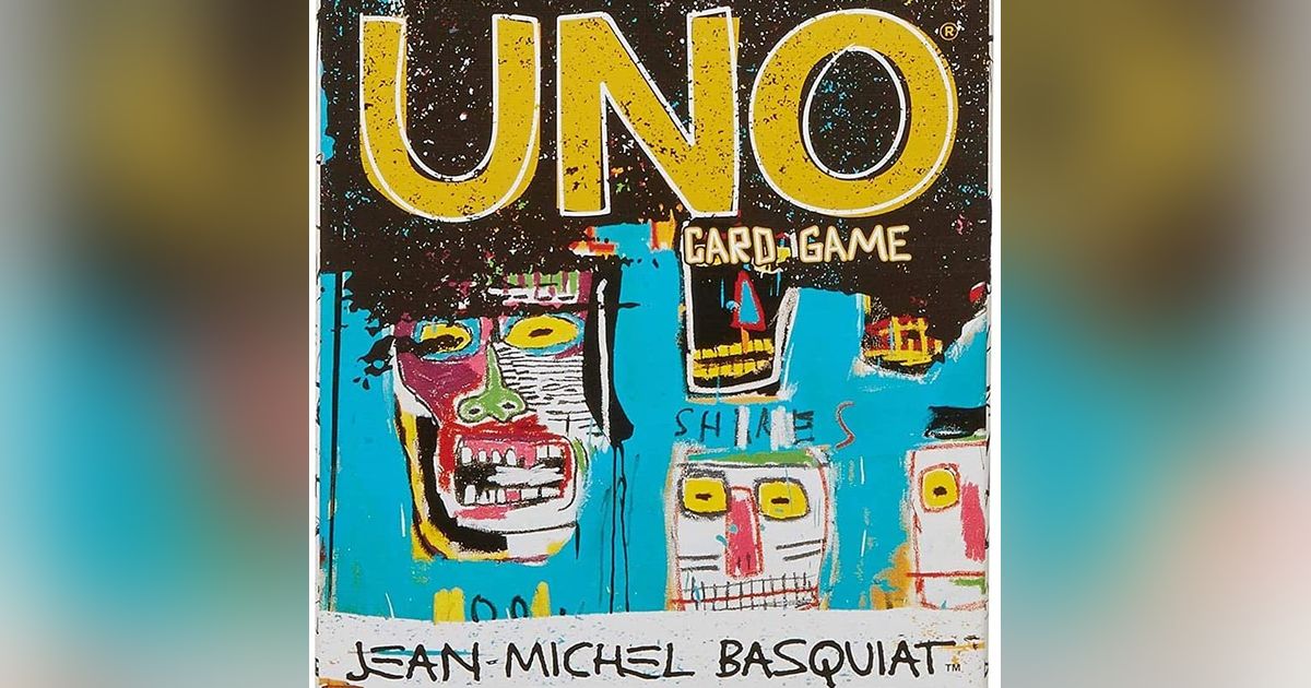 UNO Edition Spéciale Artistes, Jeu De Société Et De Cartes, Aux Couleu Du Travail De Jean Michel Basquiat