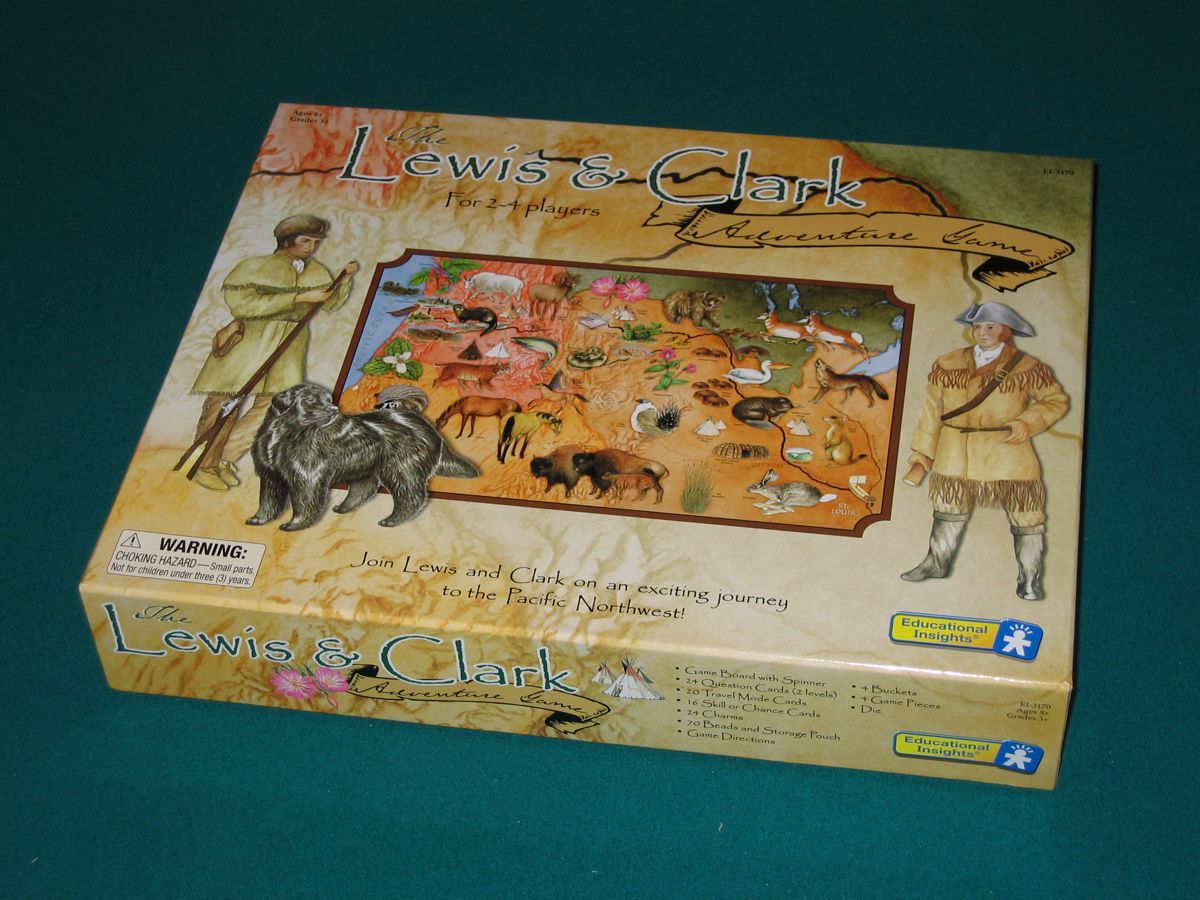The Lewis & Clark Adventure Game box art