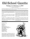 Issue: Old-School Gazette (Issue 11 - Feb 2007)