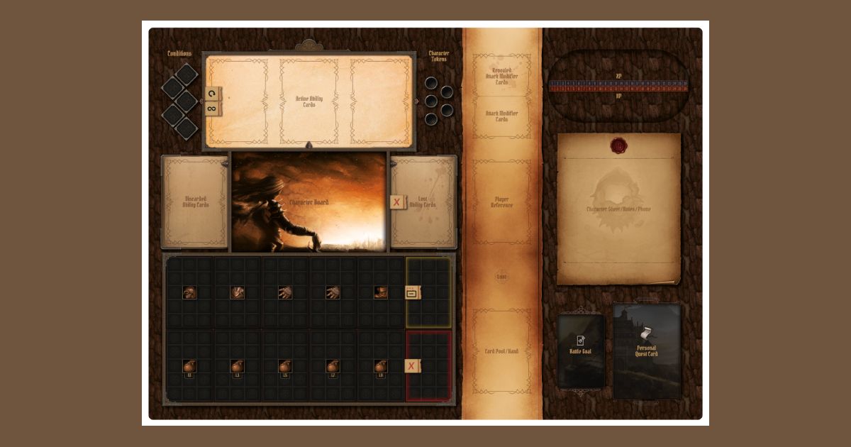 Gloomhaven Crafting Kingdoms Playmats Board Game Accessory BoardGameGeek