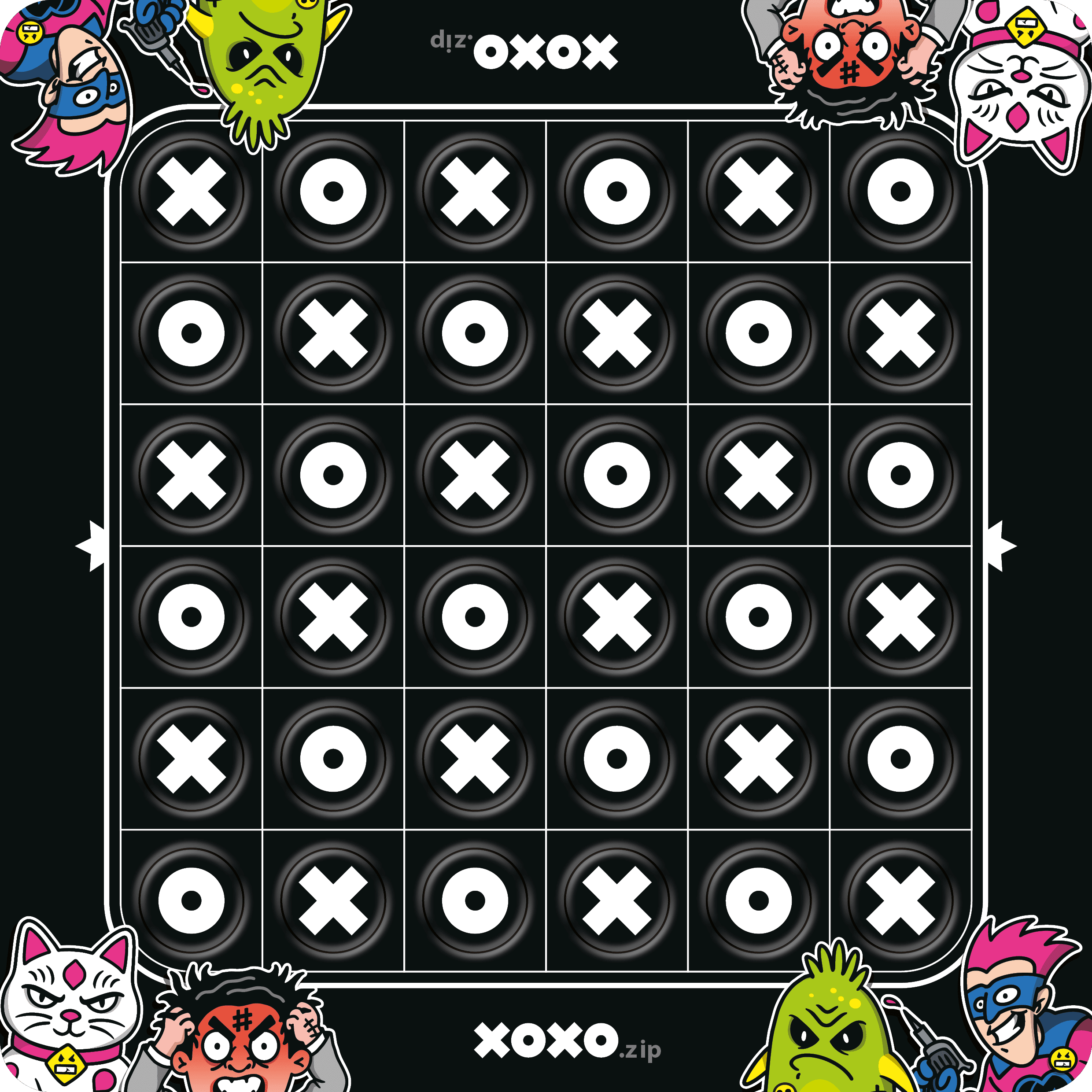 XOXO in a Row