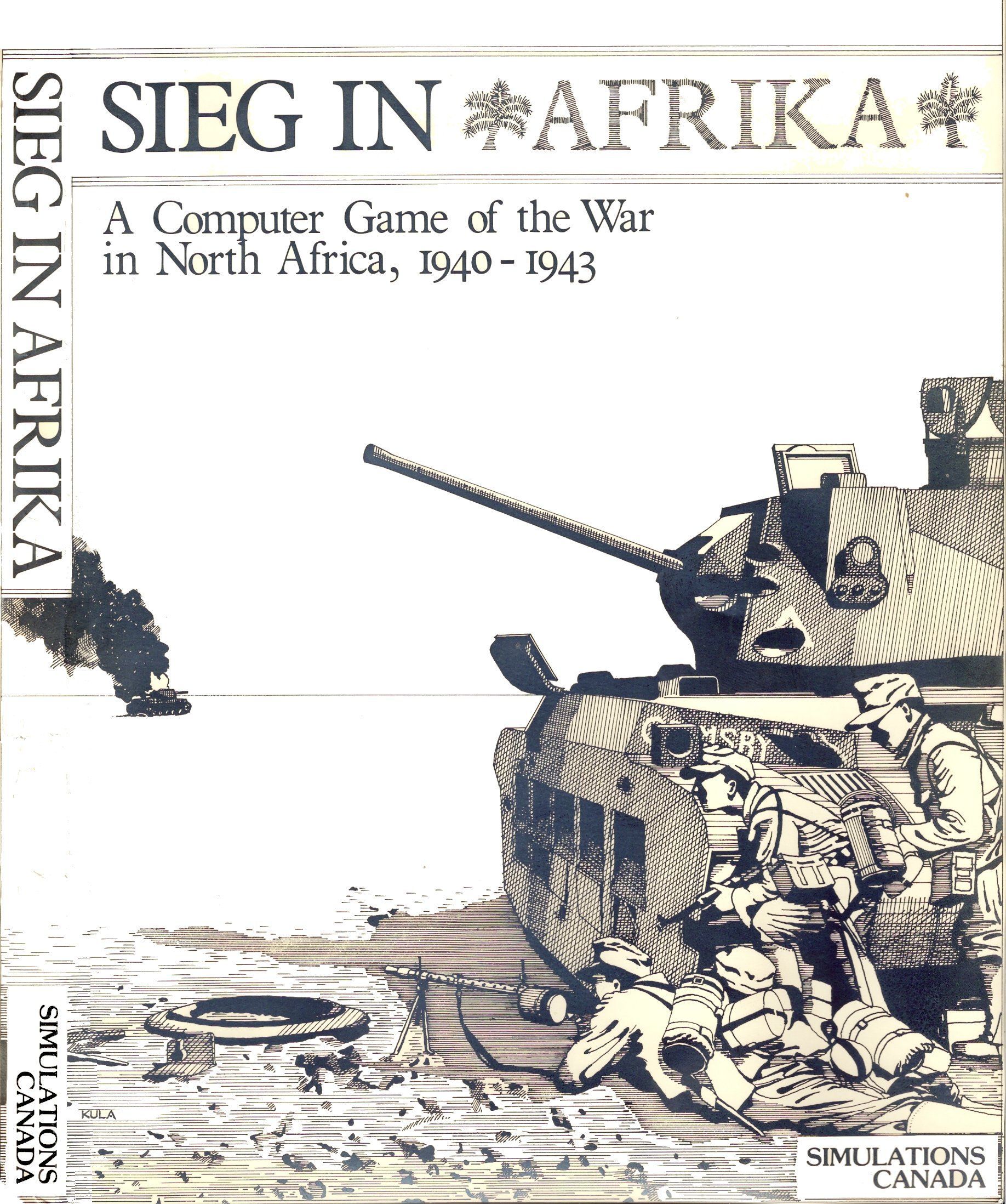 Sieg in Afrika: A Computer Game of the War in North Africa, 1940 - 1943