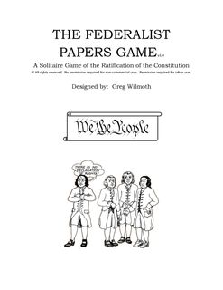 The Federalist Papers Game