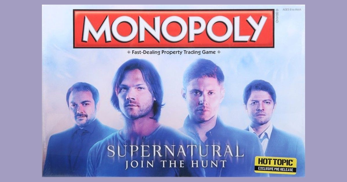 Join The Hunt Monopoly Board Game Supernatural 