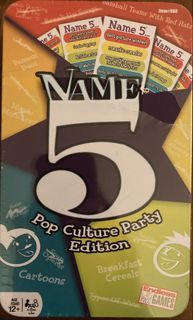 Name 5: Pop Culture Party Edition