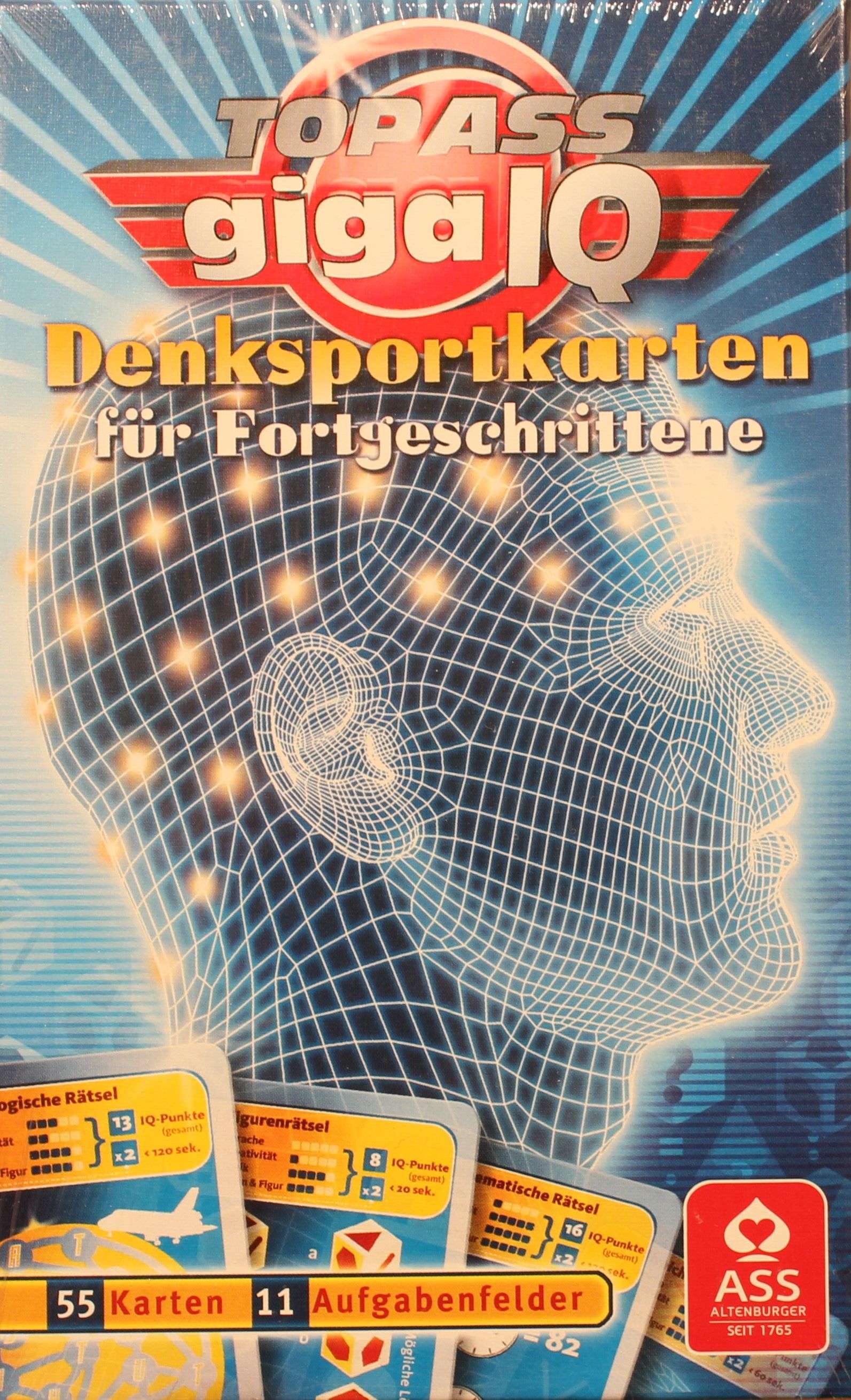 Cover art for Top Ass giga IQ: Denksportkarten für Fortgeschrittene