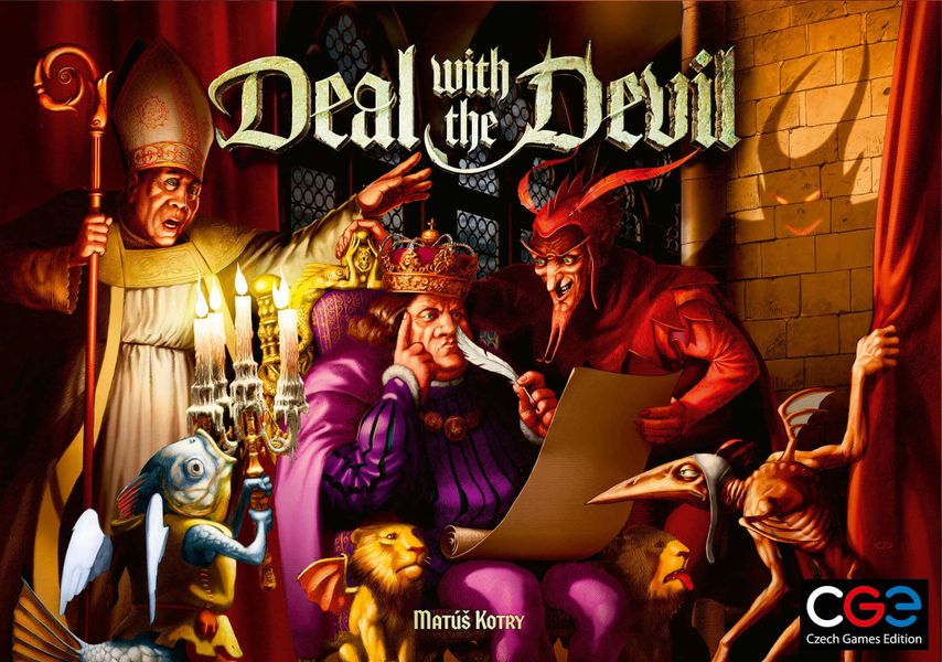 Deal with the Devil, Czech Games Edition, 2022 — front cover (image provided by the publisher)