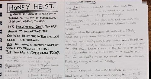 Honey Heist | RPG Item | RPGGeek