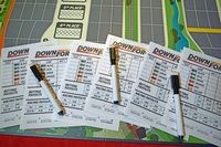 I laminated 6 sheets and added some dry marker…