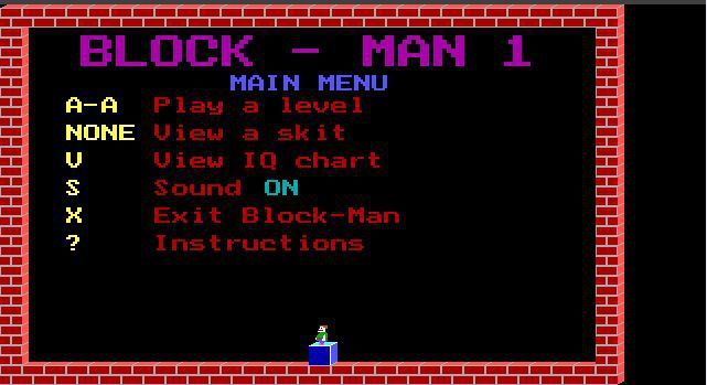 Block-man | Video Game | VideoGameGeek