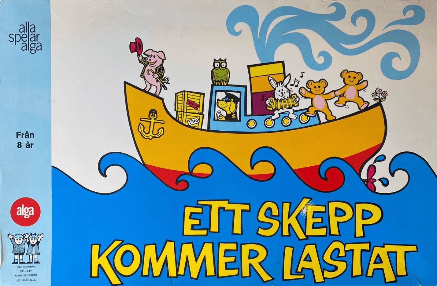 Ett skepp kommer lastat