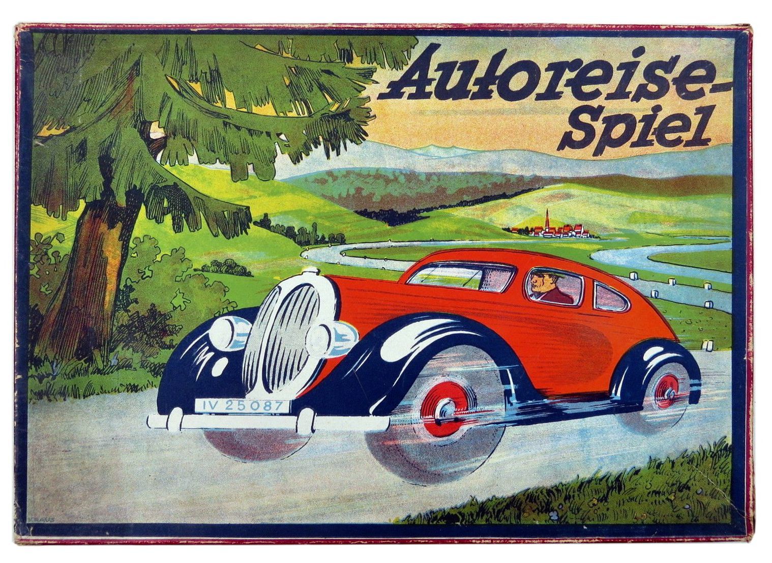 Autoreise-Spiel