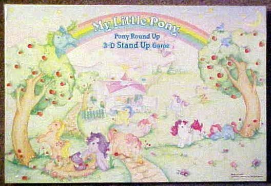 My Little Pony Pony Round Up 3-D Stand Up Game cover