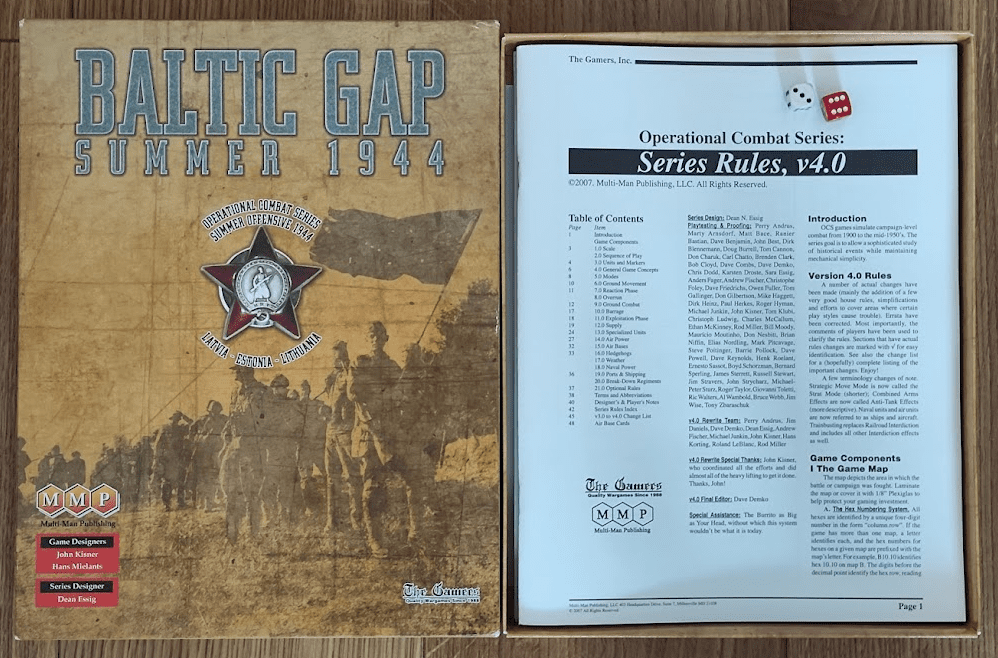 Product Details | Baltic Gap: Summer 1944 | GeekMarket