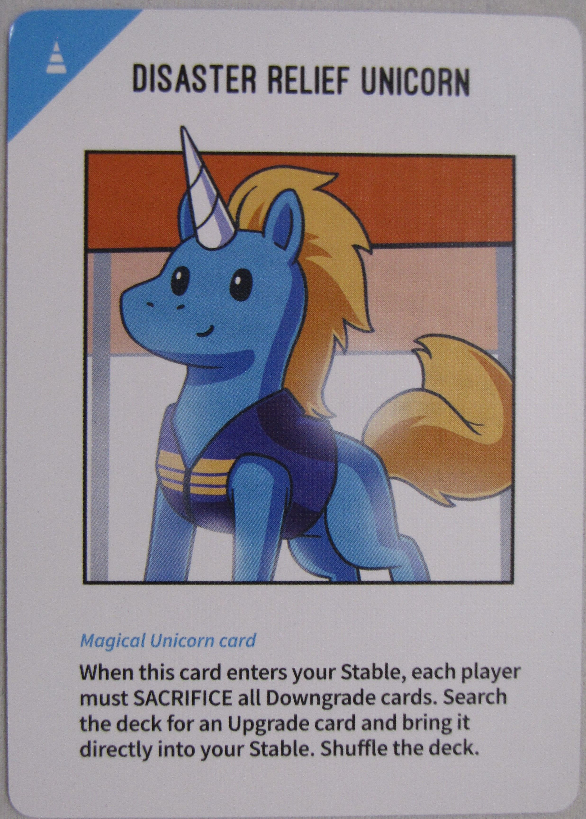 Unstable Unicorns: Disaster Relief Unicorn Promo Card