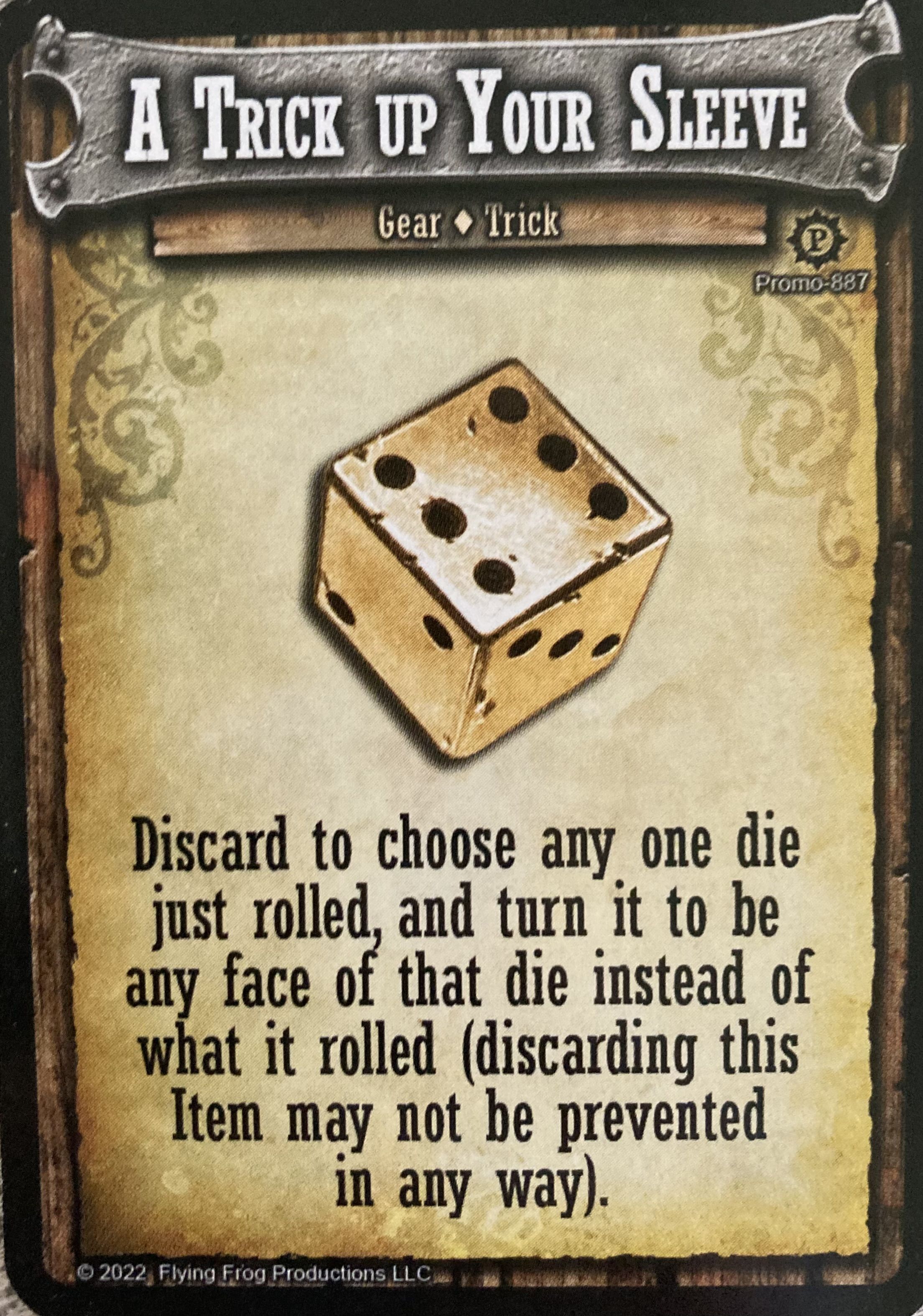 Shadows of Brimstone: A Trick Up Your Sleeve Promo Card