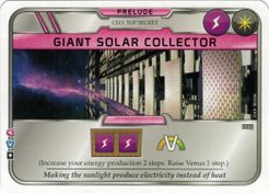 Terraforming Mars: Giant Solar Collector Promo Card