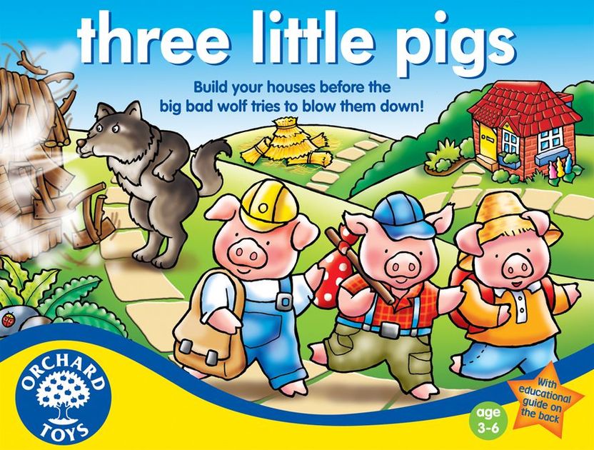 Three Little Pigs Game Orchard Toys 