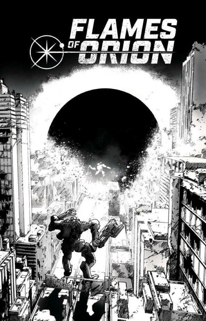 Cover art for Flames of Orion
