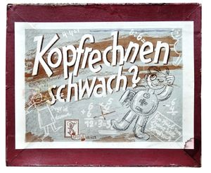 Kopfrechnen schwach?