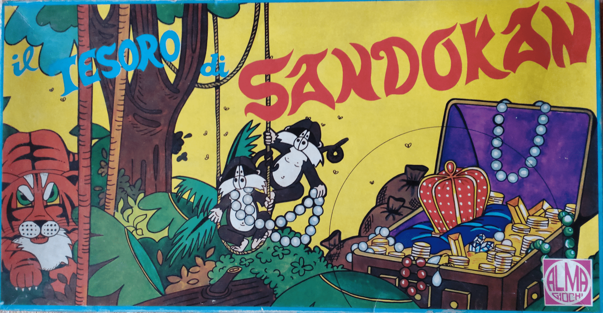 Cover art for Il tesoro di Sandokan