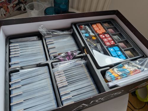 card sleeves for arcs Amazon.com: Ryker | Compatible with Arcs: The Blighted Reach Expansion Card  Sleeve Kit