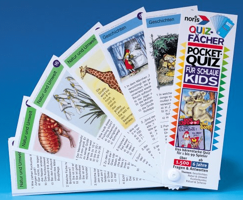Quizfächer Pocketquiz für schlaue Kids
