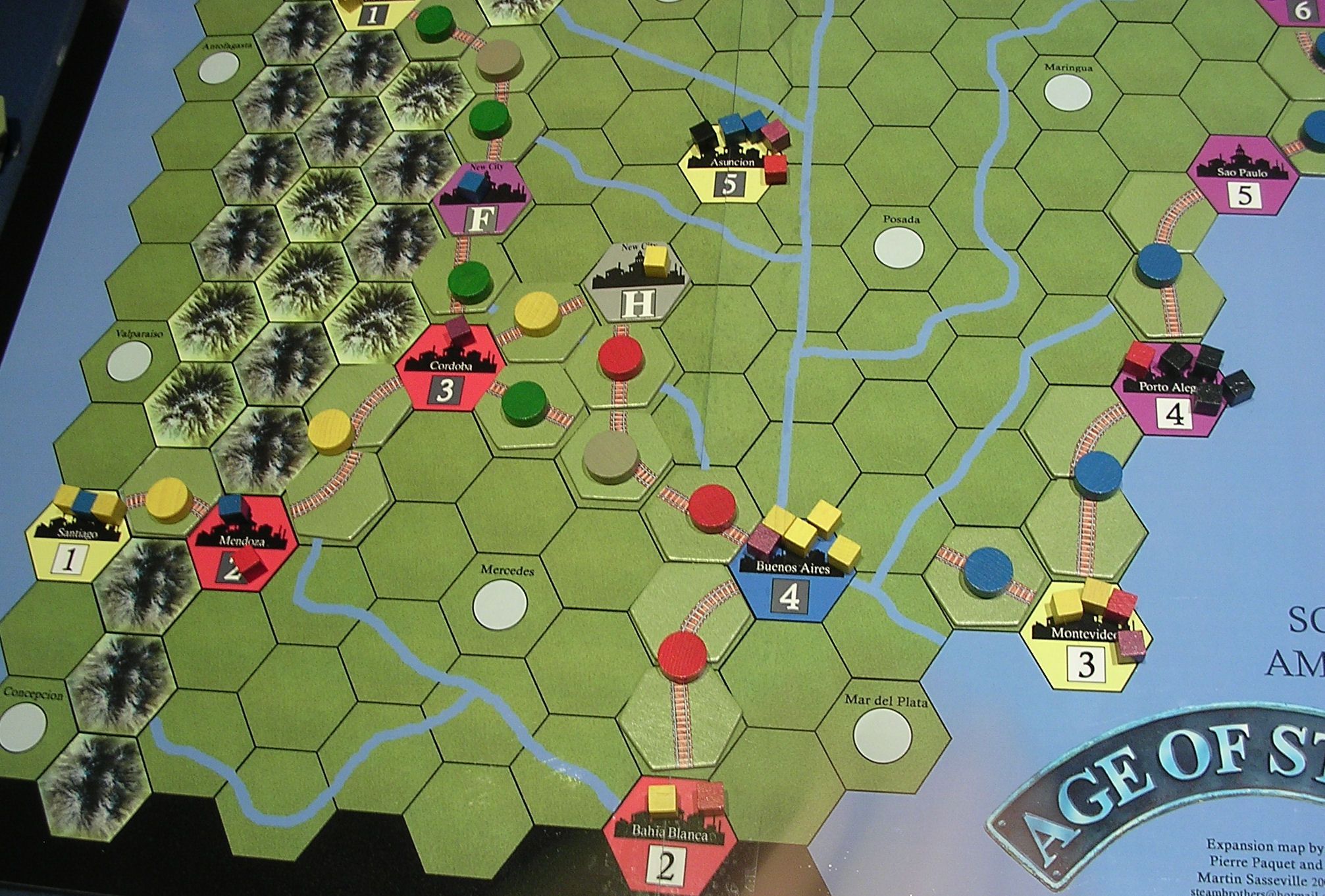 Age of Steam Expansion: China / South America