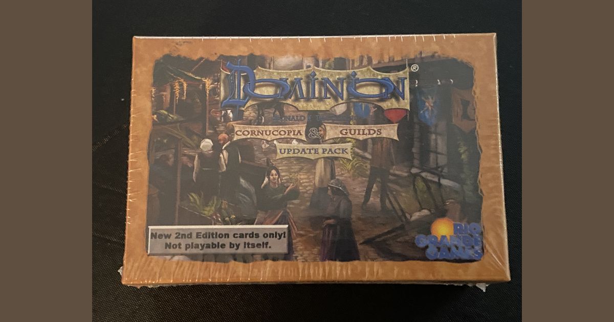 Dominion update pack Cornucopia & Guilds what does this mean for